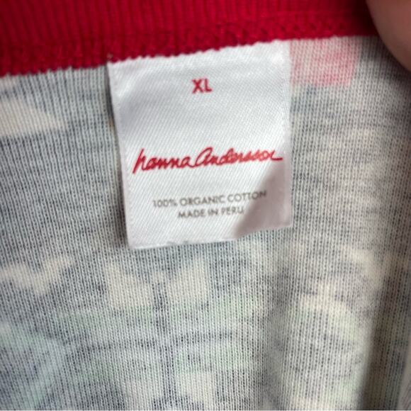 Hanna Andersson Navy Red Santa Gnome Pajama Set X- Large - Picture 7 of 12